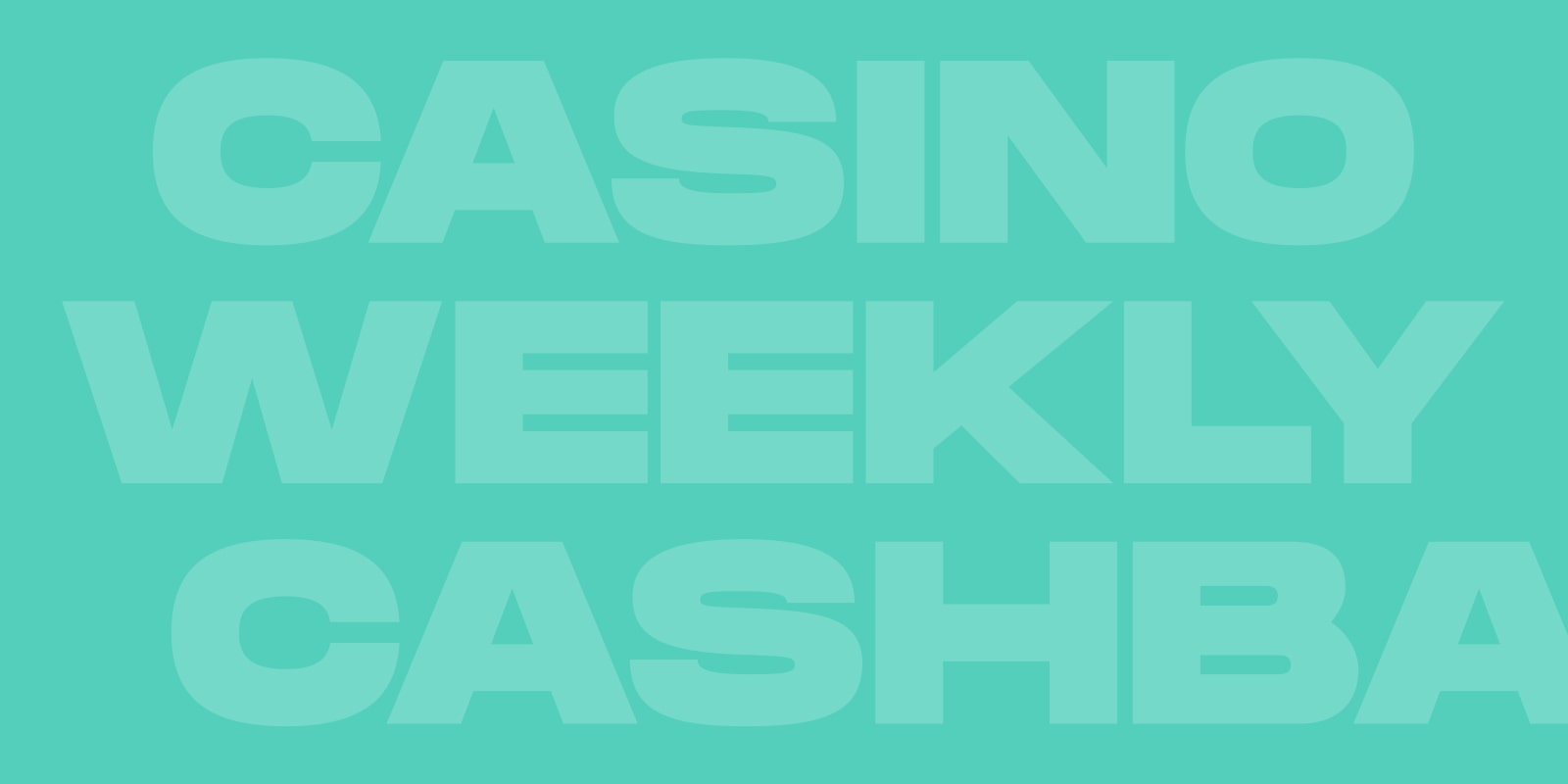 Weekly cashback 15% up to $6,000  