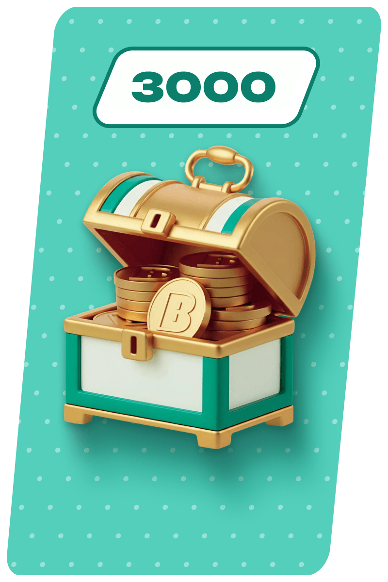 Accumulate 3,000 Coins
