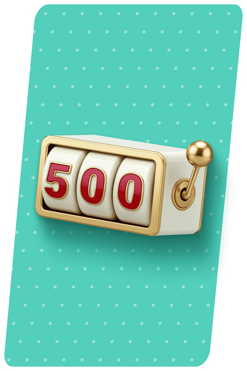 Faça 500 giros